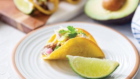 Big flavor in a tiny tortilla! Build your own mini tacos with all the fixings—then munch away. It’s the perfect bite-sized fiesta.